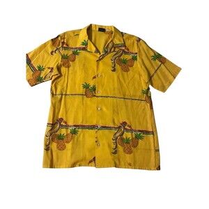 Vintage 1980's The 308‎ Collection Mens Hawaiana Shirt SIZE L Hippie Look